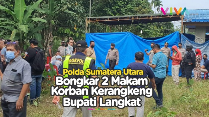 Dua Makam Korban Kerangkeng Bupati Langkat Dibongkar Polisi Vlix Id