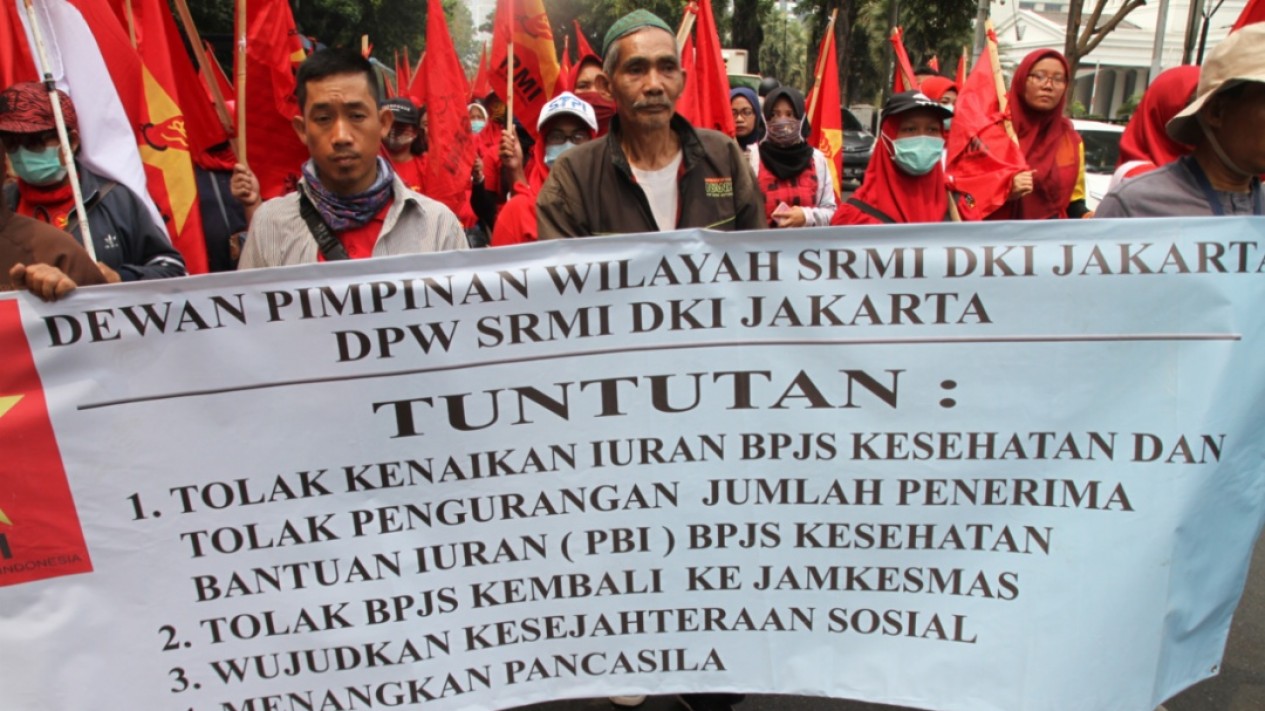 Demo Tolak Kenaikan Iuran BPJS Kesehatan - Vlix.id