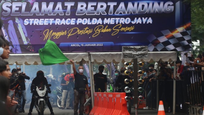 Street Race Polda Metro Jaya di Ancol