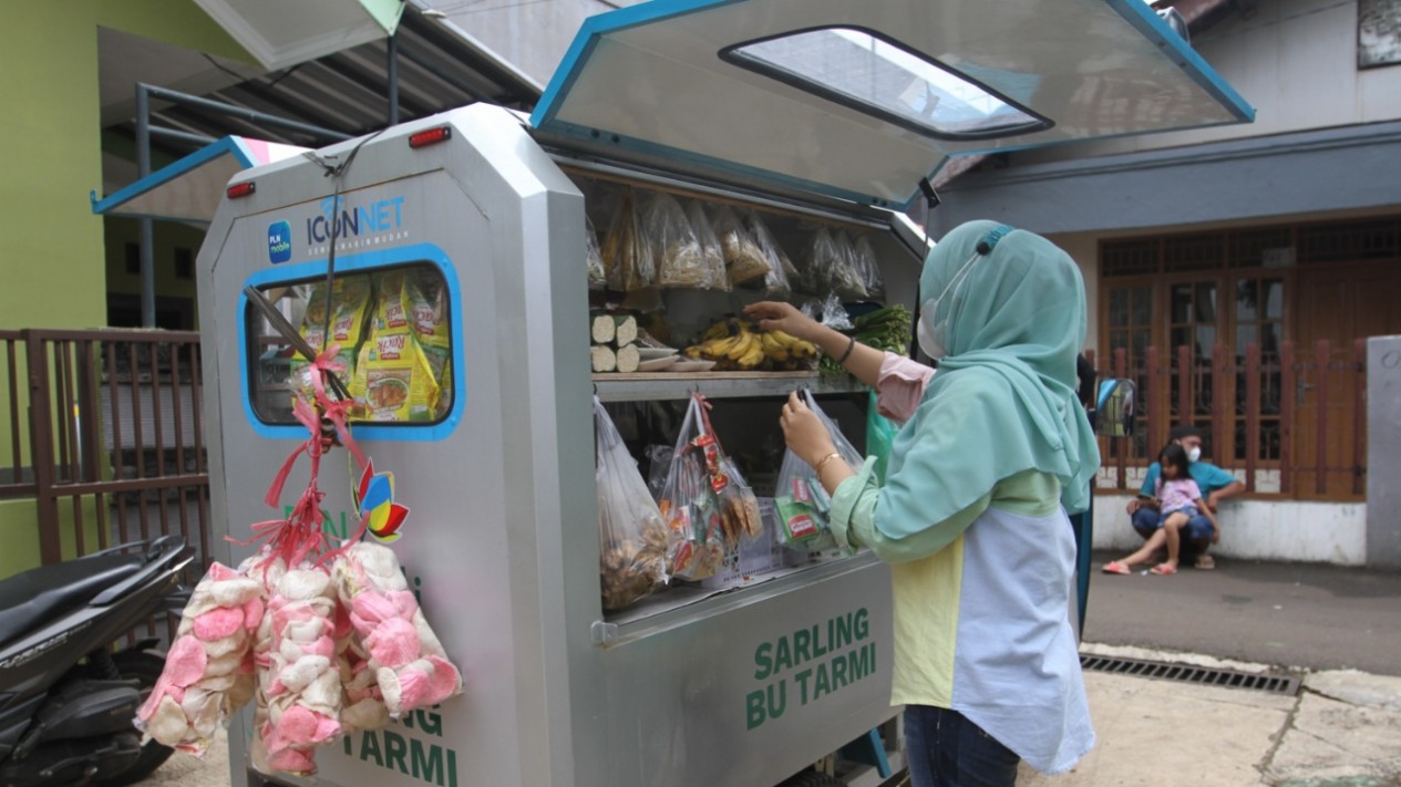 Gerobak Motor Listrik Penjual Sayur - Vlix.id