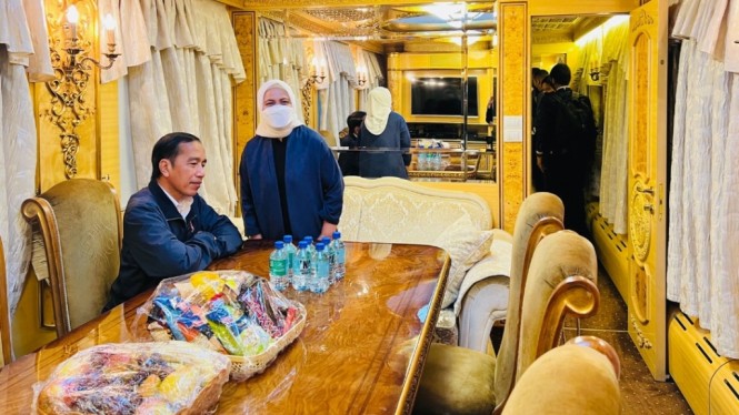 Intip Kereta Khusus Jokowi Menuju Ukraina