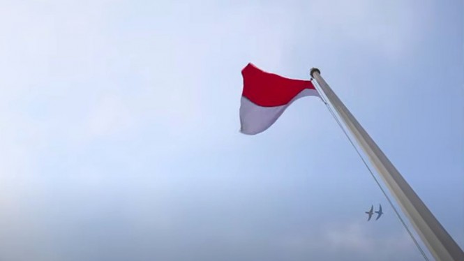 Upacara Penurunan Bendera Sang Merah Putih 17 Agustus 2022