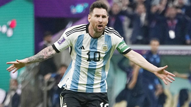 Messi Cetak Gol, Argentina Kalahkan Meksiko