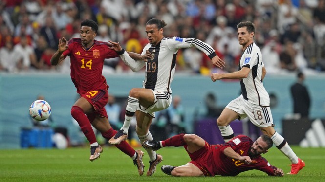Seri Kontra Spanyol, Jerman Perpanjang Napas di Piala Dunia