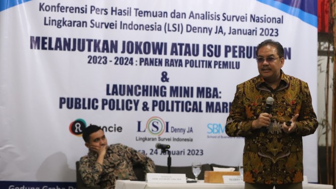 Survei LSI "Melanjutkan Jokowi Atau Isu Perubahan"