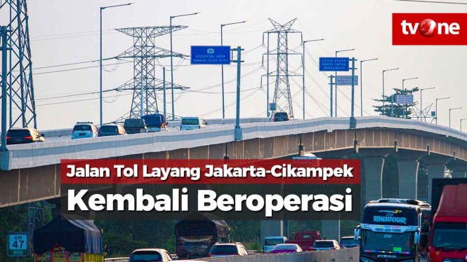 Jalan Tol Layang Jakarta-Cikampek Kembali Beroperasi - Vlix.id