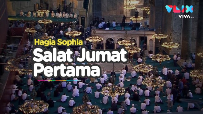 Salat Jumat Pertama di Hagia Sophia Hanya 500 Orang