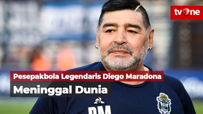 Pesepakbola Legendaris Diego Maradona Meninggal Dunia Vlixid