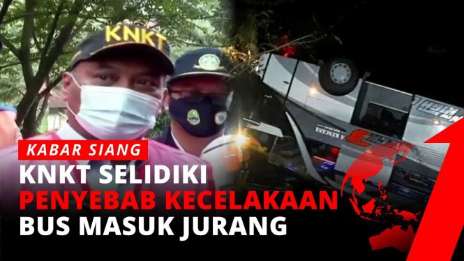 KNKT Selidiki Penyebab Insiden Bus Masuk Jurang - Vlix.id