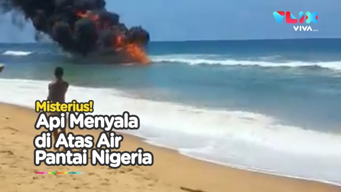 Kebakaran Besar di Wilayah Pesisir Badagry, Nigeria