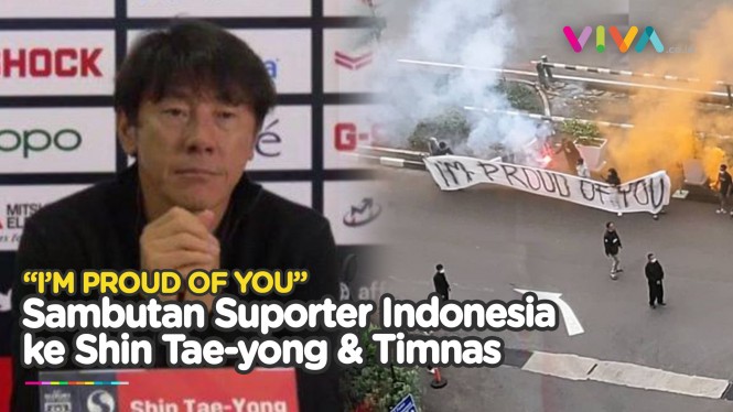 Sambutan Suporter Timnas Bikin Shin Tae-yong Bergetar!
