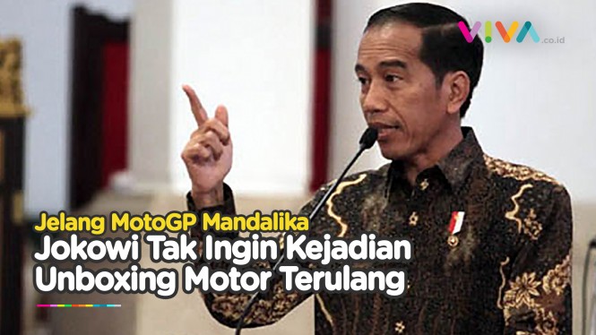Jokowi Tak Ingin Unboxing Motor Terulang di MotoGP 2022