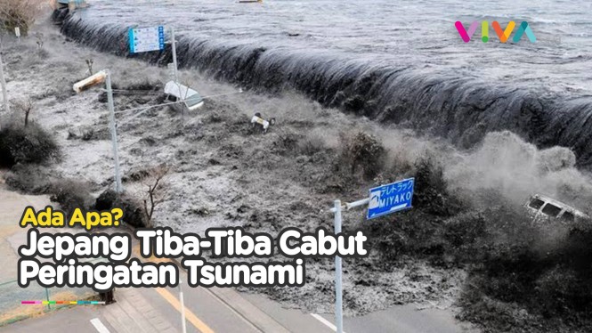 Jepang Cabut Peringatan Tsunami Pasca Gunung Tonga Meletus