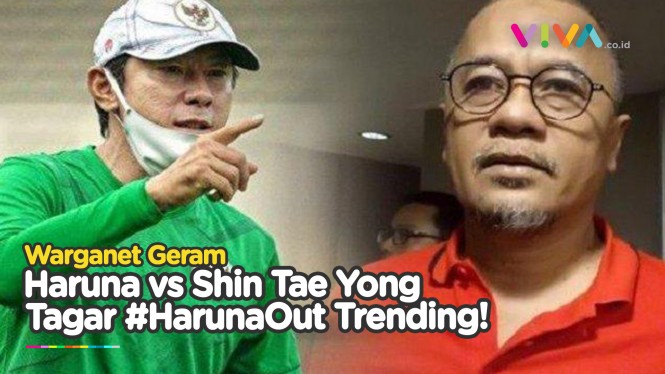 Exco PSSI Kritik Shin Tae Yong, Tagar 'Haruna Out' Trending!