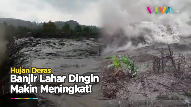 WASPADA! Banjir Lahar Dingin Gunung Semeru Meningkat