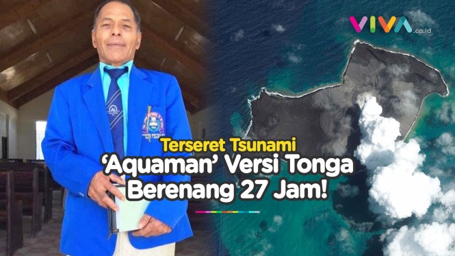 Pria Tonga Ini Berenang 27 Jam Setelah Tersapu Tsunami