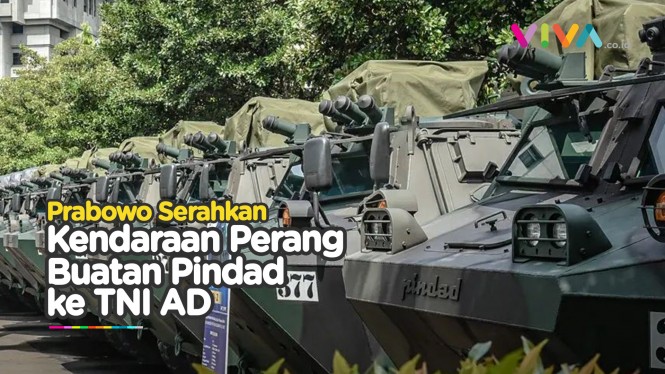 Prabowo Subianto Serahkan Ranpur dan Rantis ke TNI AD