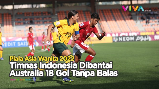 Garuda Pertiwi Dibantai Australia di Piala Asia Wanita 2022