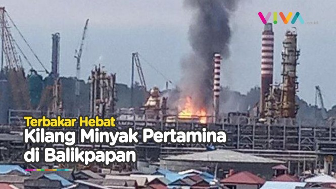 Kebakaran Hebat Hanguskan Kilang Minyak PT Pertamina - Vlix.id