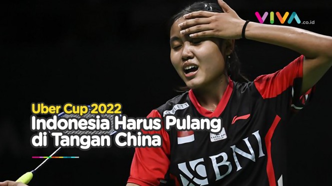 Kalah Telak, Indonesia Dikalahkan China di Perempat Final