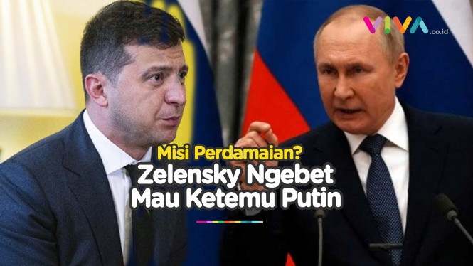 Zelensky Bersedia Bertemu Putin untuk Akhiri Perang