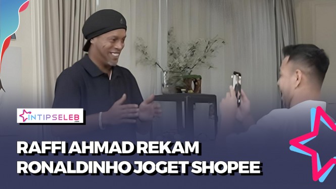 BIKIN NGAKAK! Ronaldinho Joget Shopee COD Bareng Raffi Ahmad