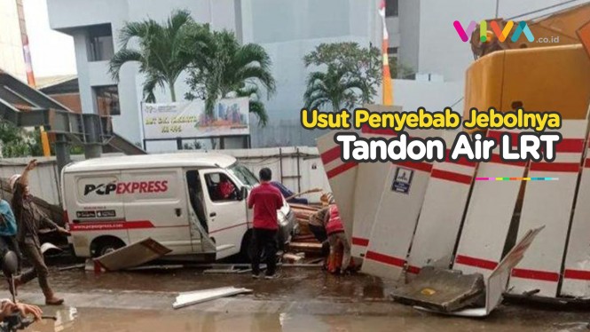 Tandon Air LRT Jebol, Polisi Panggil Pihak Kontraktor