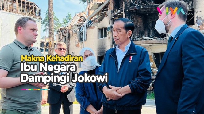 Keberanian Disorot, Begini Makna Iriana Dampingi Jokowi