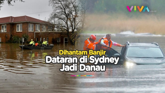Video Petugas Saat Evakuasi Korban Banjir Bandang di Sydney