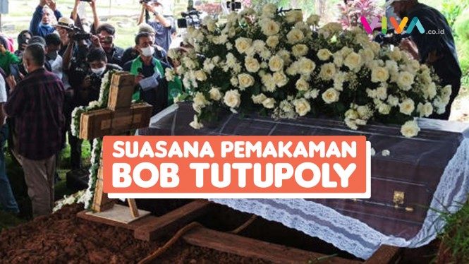 Video Proses Pemakaman Bob Tutupoly Berlangsung Haru