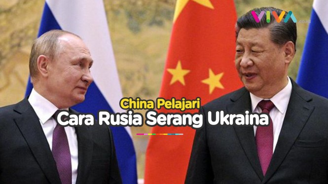 China Ngintip Cara Invasi Rusia, Niat Gempur Taiwan