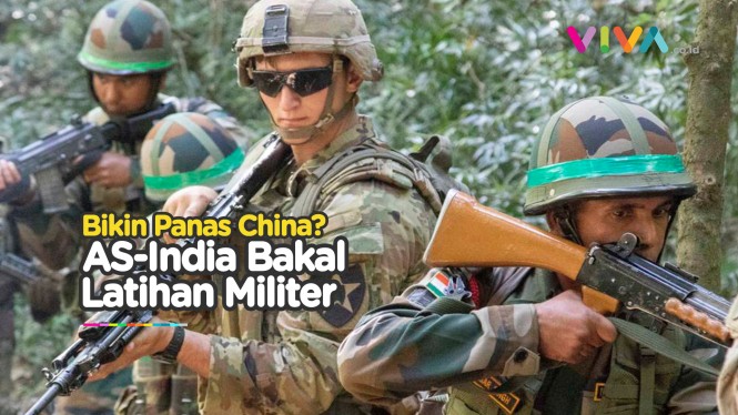 AS-India Mau Latihan Militer di Lokasi yang Disengketa China