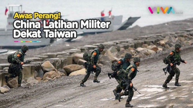 China Lagi-lagi Latihan Militer Dekat Taiwan, Bikin Panas?