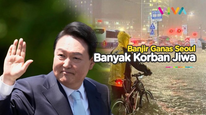 Presiden Minta Maaf, Banjir Parah di Seoul Makan Korban Jiwa