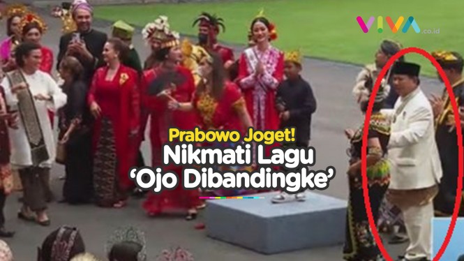 Prabowo Minta Izin Jokowi Sebelum Ikut Joget 'Ambyar'
