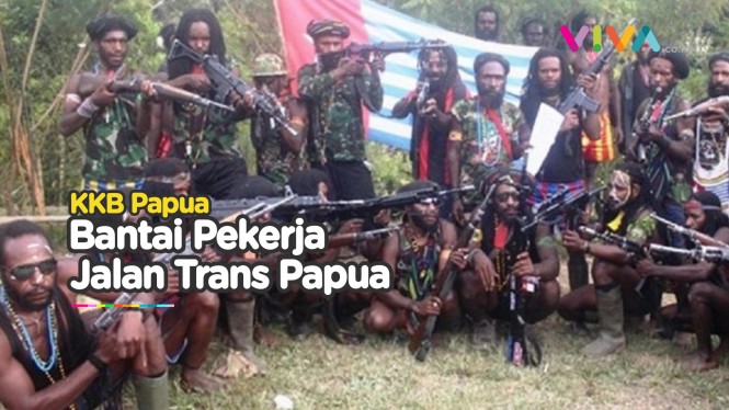 SADIS! Video KKB Papua Tebas 4 Warga