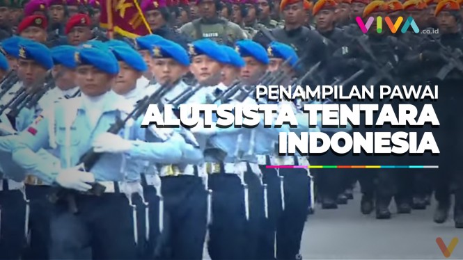 Rangkaian Defile Pasukan dan Alutsista Tentara Indonesia