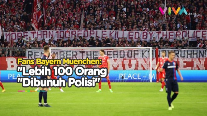 Solidaritas Kanjuruhan, Fans Bayern Muenchen Sindir Polisi