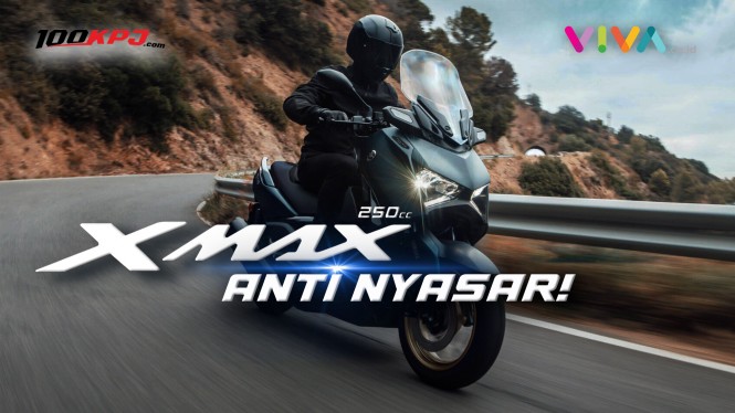 Yamaha XMAX 250 Rakitan Lokal Mendunia, Mirip Motor Eropa!