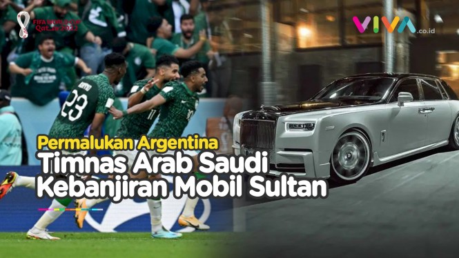 Gasak Argentina, Para Pemain Arab Saudi Dapat Mobil Mewah