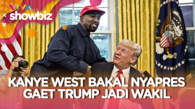 Tanggapan Trump Diminta Jadi Wakil Kanye West Saat Nyapres
