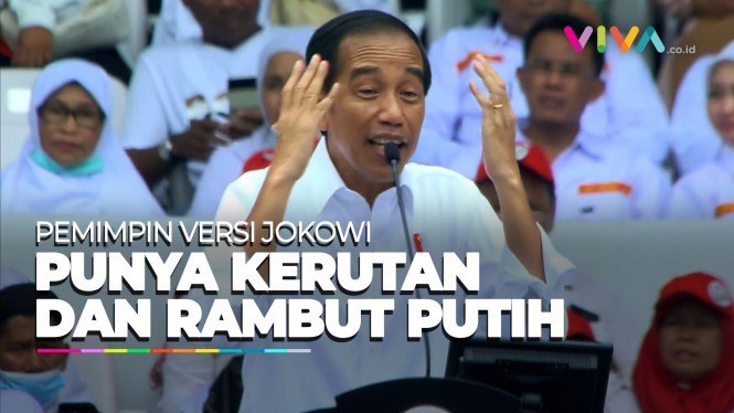 Jokowi Soal Pemimpin: Mikirin Rakyat Sampai Rambutnya Putih