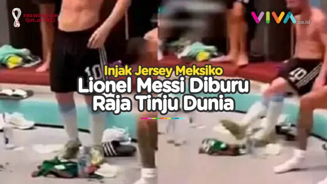 Jersey Meksiko Dilecehkan, Juara Tinju Dunia Ancam Messi