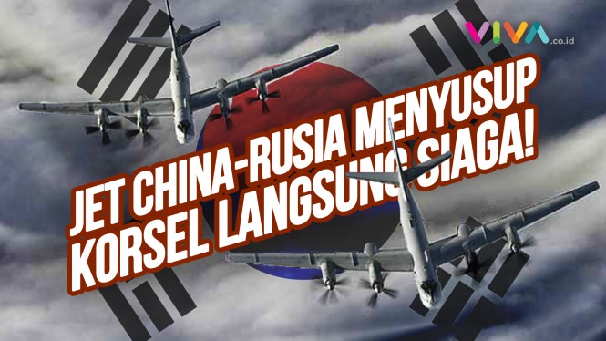 Jet Tempur China dan Rusia Terobos Zona Pertahanan Korsel!