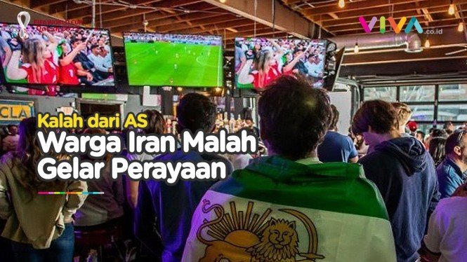 Kalah di Piala Dunia 2022,  Iran Rayakan Kemenangan AS
