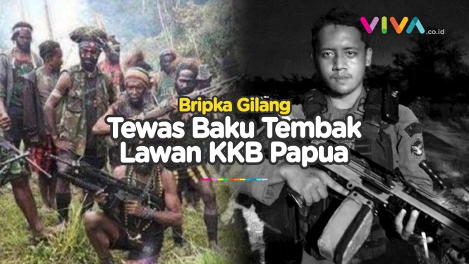 Tewas Ditembak KKB, Bripka Gilang Dimakamkan di Lampung