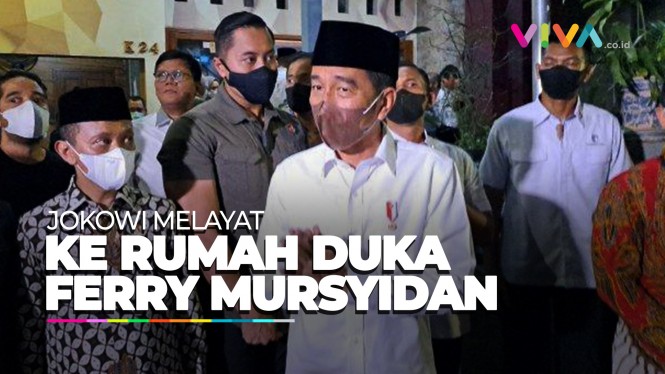 Jokowi Ungkap Sosok Ferry Mursyidan saat di Rumah Duka