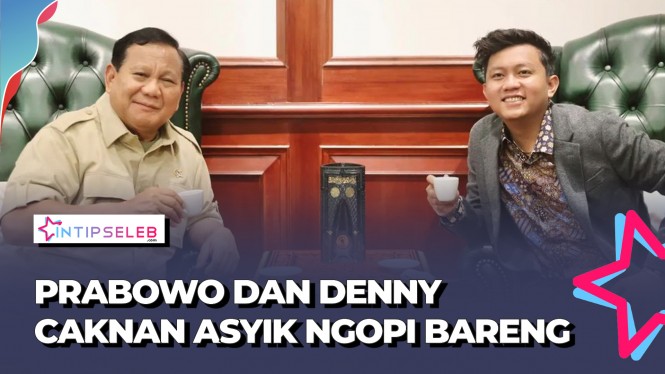 Denny Caknan Puji Kopi Racikan Menhan Prabowo