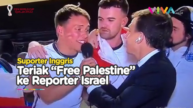 Suporter Inggris Bikin Reporter Israel Ngambek