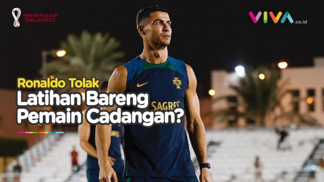 Ronaldo Pilih Gym Bareng Tim Inti daripada Bareng Cadangan?